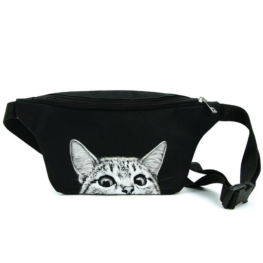 PEEKING CAT FANNY PACK