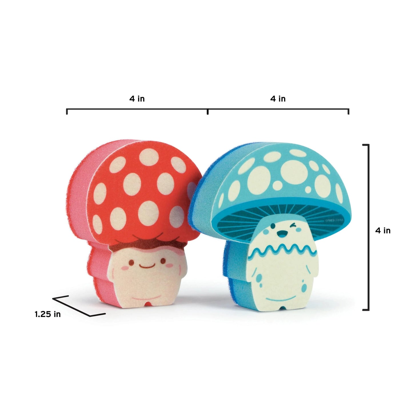 SPONGE - FUN GUYS 2 PACK(FUNGI)