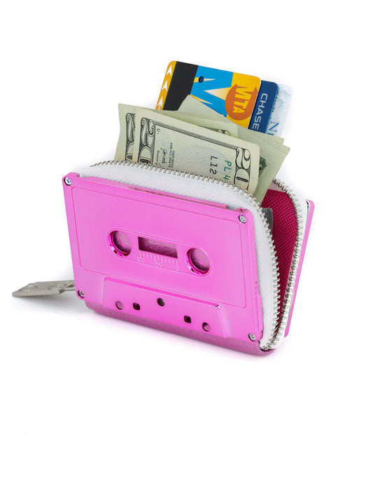 WALLET - RETRO CASS - FUSCHIA