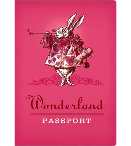 NOTEBOOK - WONDERLAND PASSPORT