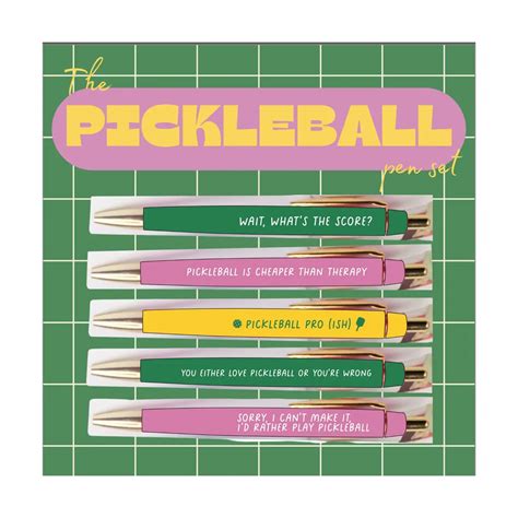 PEN SET - PICKLEBALL