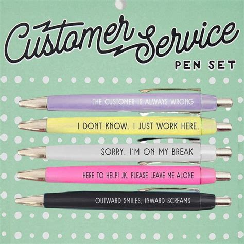 PEN SET - CUSTOMER SERVICE